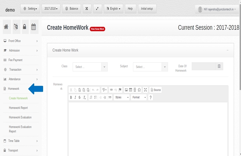 Online homework software for school | ZeroERP Education Online homework software