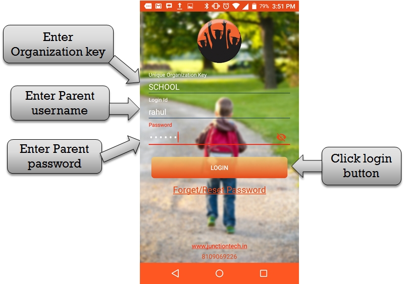 parent login