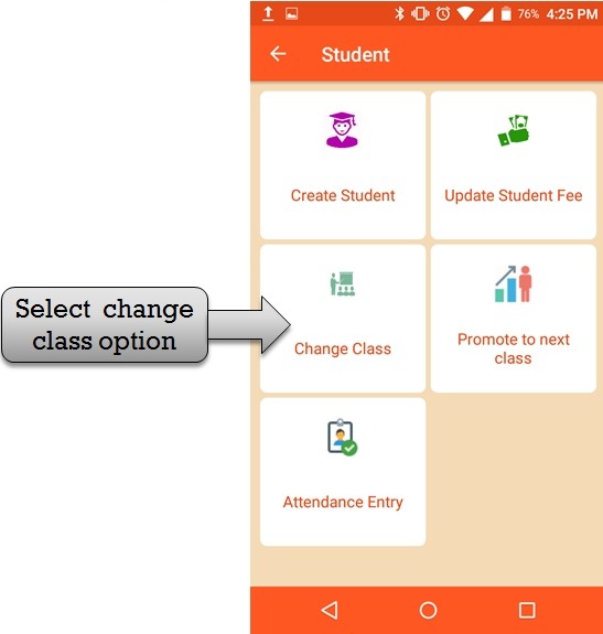 change class MySchool ZeroERP