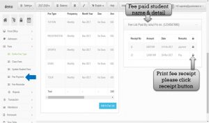 student fee paid