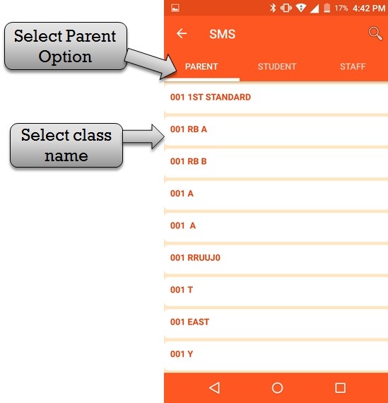 select parent