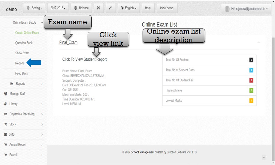 online examination management system