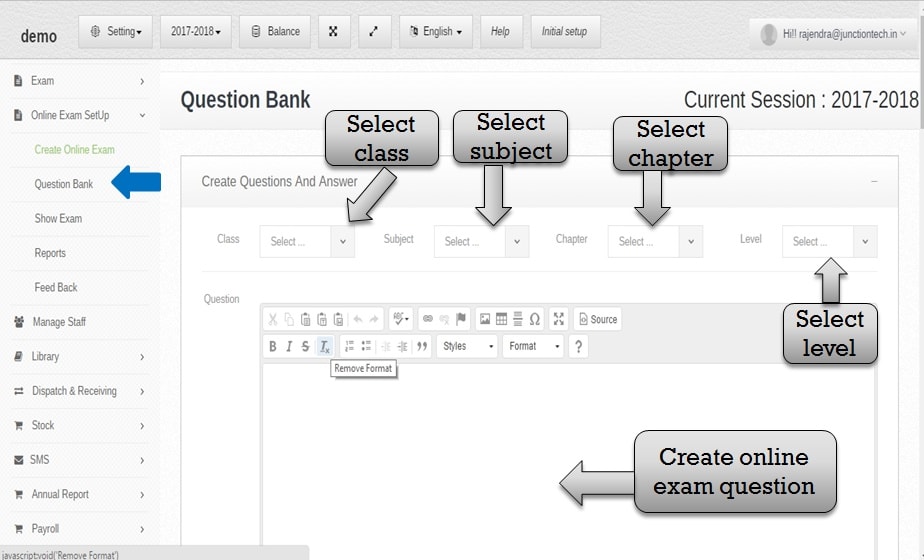 online examination management system