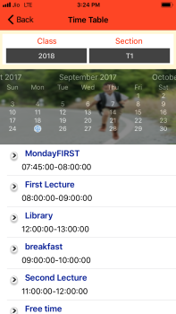 Timetable management system